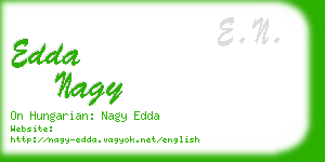 edda nagy business card